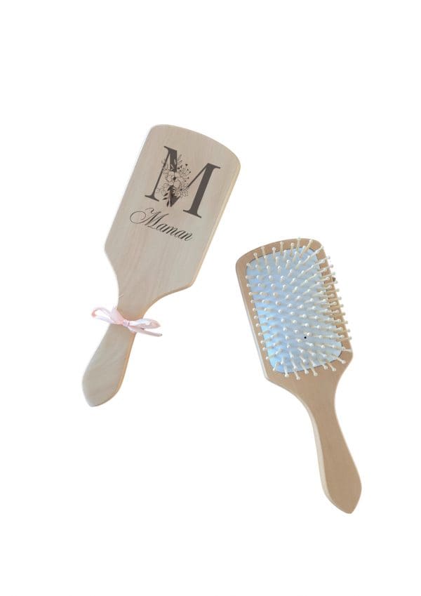 Brosse personnalisée lettrage