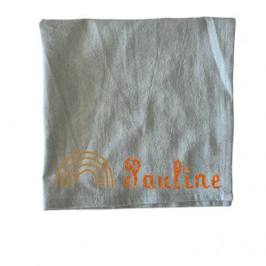 serviette de table personnalisée vert