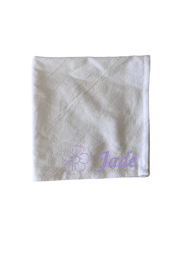 serviette de table personnalisée