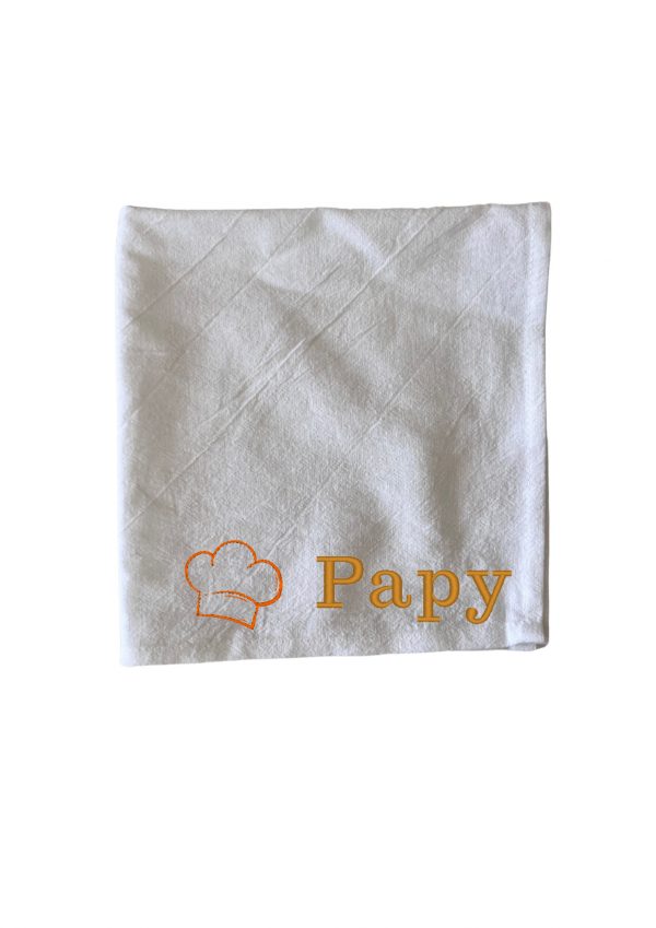 serviette de table personnalisée
