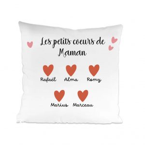 Housse de coussin coeur