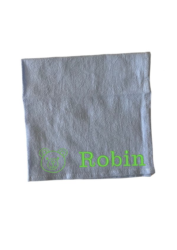 serviette de table personnalisée