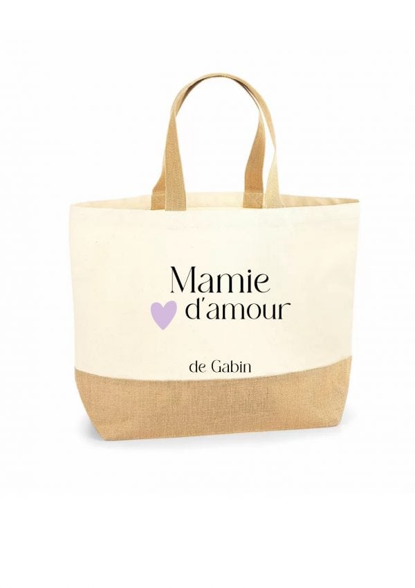 Sac cabas jute