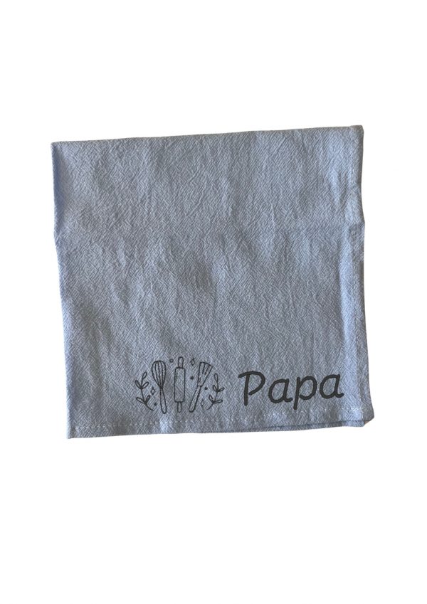 serviette de table personnalisée