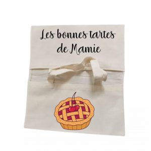 Sac à tarte personnalisé