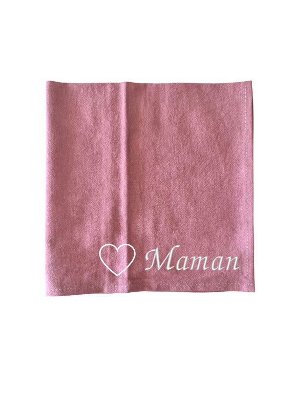 serviette de table personnalisée