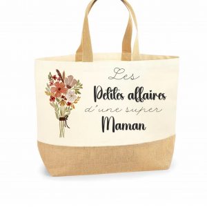 Sac cabas bouquet