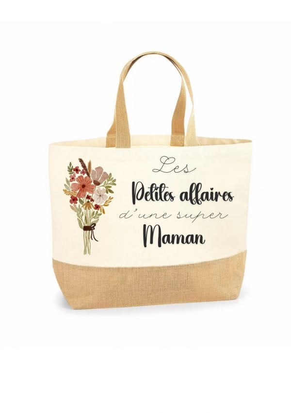 Sac cabas bouquet