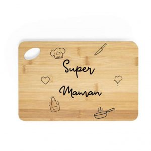Planche apéro en bois à motifs