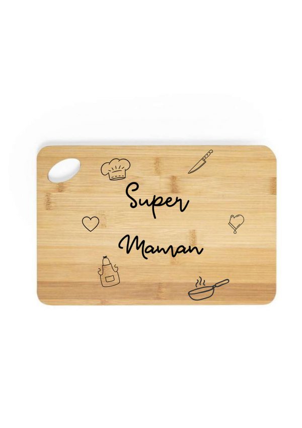 Planche apéro en bois à motifs
