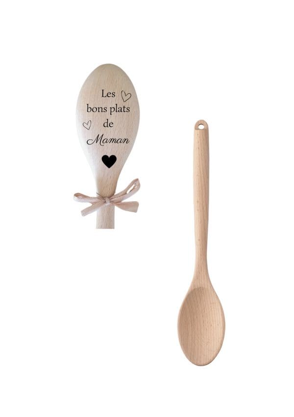 Cuillère en bois coeur