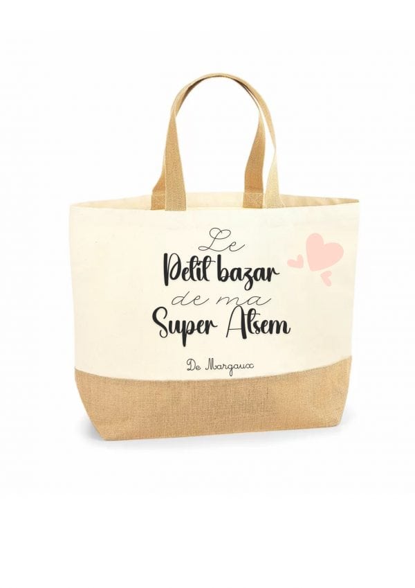 Sac tote bag coeur