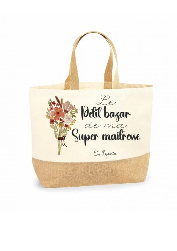 Sac tote bag bouquet