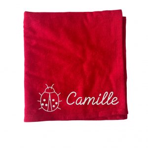 Serviette de Table Personnalisée rouge