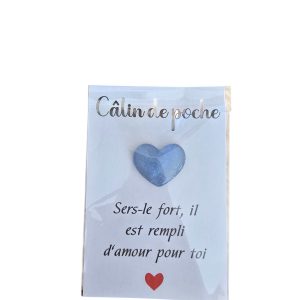 Câlin de poche bleu