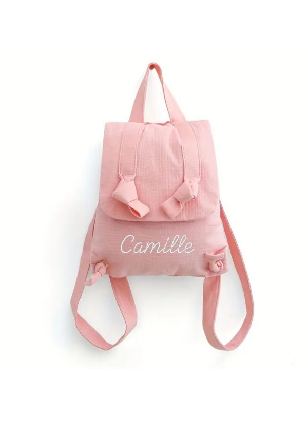 Sac à dos brodé Muslin Rose