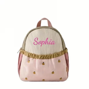 Sac à dos brodé pommes douces